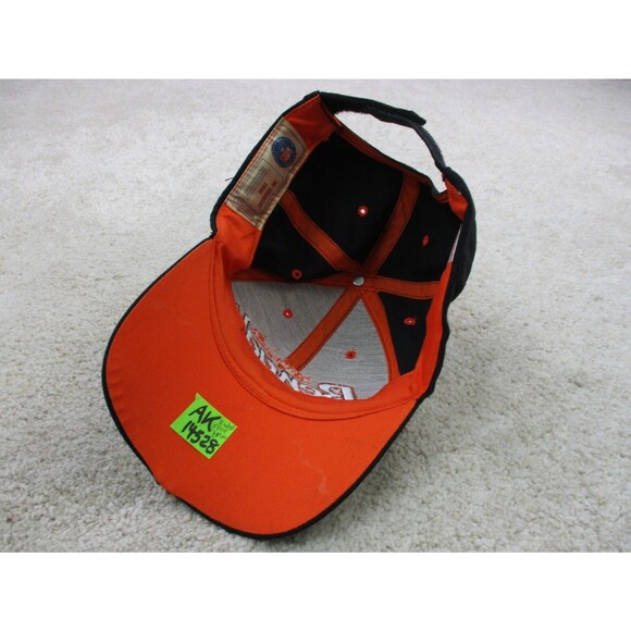 Cincinnati Bengals Hat Cap Strap Back One Size Black Orange NFL Football Mens - Picture 7 of 10
